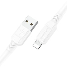 Заредете изображение във визуализатора на галерията – Borofone Cable BX81 Goodway - USB to Lightning - 2,4A 1 metre white
