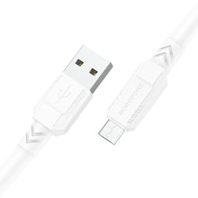 Заредете изображение във визуализатора на галерията – Borofone Cable BX81 Goodway - USB to Micro USB - 2,4A 1 metre white
