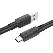Заредете изображение във визуализатора на галерията – Borofone Cable BX81 Goodway - USB to Type C - 3A 1 metre black
