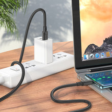 Заредете изображение във визуализатора на галерията – Borofone Cable BX81 Goodway - USB to Type C - 3A 1 metre black
