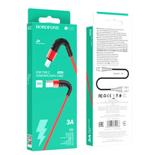 Заредете изображение във визуализатора на галерията – Borofone Cable BX32 Munificent - USB to Type C - 3A 1 metre red
