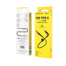 Заредете изображение във визуализатора на галерията – Borofone Cable BX32 Munificent - USB to Type C - 3A 0,25 metres black

