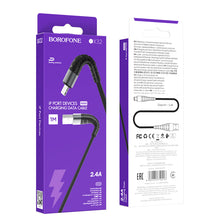 Заредете изображение във визуализатора на галерията – Borofone Cable BX32 Munificent - USB to Lightning - 2.4A 1 metre black
