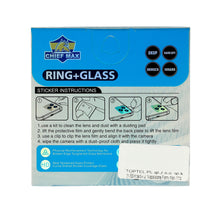Заредете изображение във визуализатора на галерията – Tempered Glass HARD DIAMOND for camera (LENS) for Iphone 13/13 Mini blue (2 pieces)
