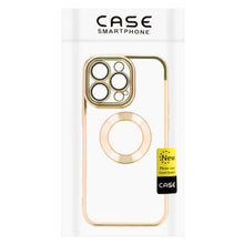 Заредете изображение във визуализатора на галерията – Beauty Clear Case for Iphone 13 gold
