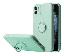 Заредете изображение във визуализатора на галерията – Vennus Silicone Ring for Iphone 14 Pro Max Mint
