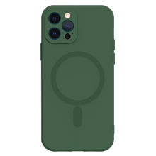 Заредете изображение във визуализатора на галерията – TEL PROTECT MagSilicone Case for Iphone 14 Dark green
