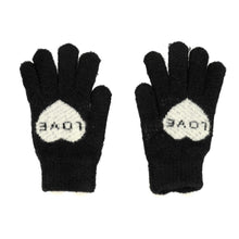 Заредете изображение във визуализатора на галерията – Gloves for touch screens LOVE BLACK

