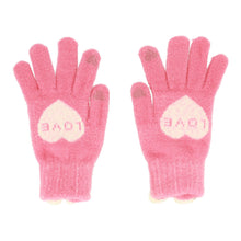 Заредете изображение във визуализатора на галерията – Gloves for touch screens LOVE RED
