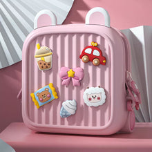 Заредете изображение във визуализатора на галерията – Kids handbag backpack K32 pink
