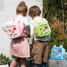 Заредете изображение във визуализатора на галерията – Kids handbag backpack K32 pink

