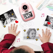 Заредете изображение във визуализатора на галерията – Instant print camera for children D10 yellow-red
