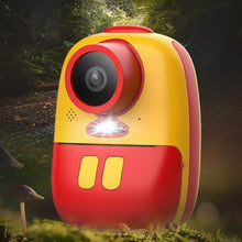 Заредете изображение във визуализатора на галерията – Instant print camera for children D10 yellow-red
