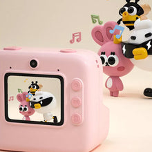 Заредете изображение във визуализатора на галерията – Instant print camera for children K27 pink
