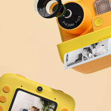 Заредете изображение във визуализатора на галерията – Instant print camera for children K27 yellow
