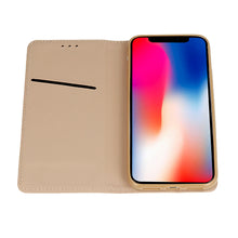 Заредете изображение във визуализатора на галерията – Telone Smart Book MAGNET Case for IPHONE 11 PRO MAX GOLD

