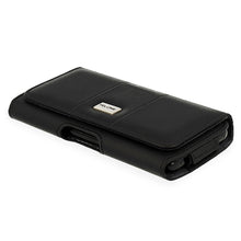 Заредете изображение във визуализатора на галерията – Telone MAX Belt Holster (SIZE 13) for Iphone 7/8/11 Pro/12 Mini/13 Mini/SE 2020/SE 2022/X/XS black, leather
