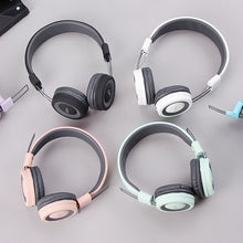 Заредете изображение във визуализатора на галерията – GJBY headphones - AUDIO EXTRA BASS GJ-14 with microphone White
