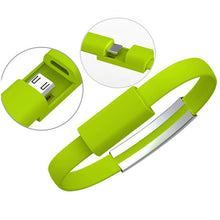 Заредете изображение във визуализатора на галерията – Bracelet cable - USB to Micro USB - blue
