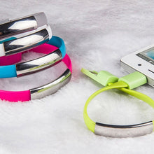 Заредете изображение във визуализатора на галерията – Bracelet cable - USB to Micro USB - green
