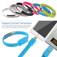 Заредете изображение във визуализатора на галерията – Bracelet cable - USB to Micro USB - green

