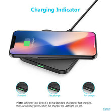 Заредете изображение във визуализатора на галерията – Wireless Induction Charger QI Universal Fast Charge - T-511 Square BLACK (min. 2A)
