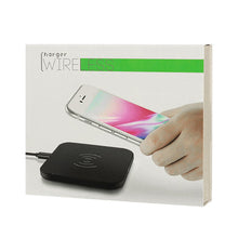 Заредете изображение във визуализатора на галерията – Wireless Induction Charger QI Universal Fast Charge - T-511 Square BLACK (min. 2A)
