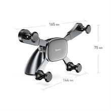 Заредете изображение във визуализатора на галерията – Baseus Gravity Car Mount Horizontal (SUYL-HP01) black
