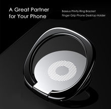 Заредете изображение във визуализатора на галерията – Baseus Holder Ring Privity (SUMQ-01) black
