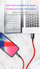 Заредете изображение във визуализатора на галерията – Baseus Cable C-shaped Light Intelligent - USB to Lightning - (CALCD-01) black
