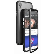 Заредете изображение във визуализатора на галерията – Luphie Bicolor Magnetic SWORD Case for Iphone XR (6,1") black-red
