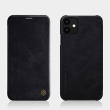 Заредете изображение във визуализатора на галерията – Nillkin Qin for Iphone 11 black case
