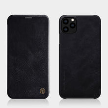 Заредете изображение във визуализатора на галерията – Nillkin Qin for Iphone 11 Pro Max black case
