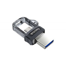 Заредете изображение във визуализатора на галерията – Pendrive SANDISK ULTRA DUAL DRIVE m3.0 - 64GB 150MB / s - USB 3.0 / Micro USB
