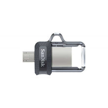 Заредете изображение във визуализатора на галерията – Pendrive SANDISK ULTRA DUAL DRIVE m3.0 - 64GB 150MB / s - USB 3.0 / Micro USB
