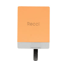 Заредете изображение във визуализатора на галерията – Recci Wall Charger Cube RUC5003 - 4xUSB - 2,1A CN/US plug Orange + EU adapter
