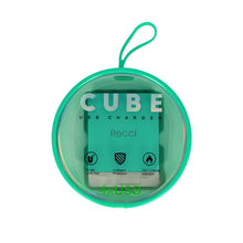 Заредете изображение във визуализатора на галерията – Recci Wall Charger Cube RUC5003 - 4xUSB - 2,1A CN/US plug Green + EU adapter
