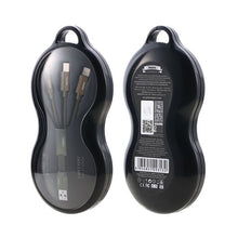Заредете изображение във визуализатора на галерията – REMAX Cable Kerolla RC-094th 3 in 1 - USB to Micro USB, Type C, Lightning - Green
