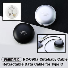 Заредете изображение във визуализатора на галерията – REMAX Cable Cutebaby RC-99a - USB to Type C - 1 metre white
