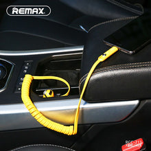 Заредете изображение във визуализатора на галерията – REMAX Car Charger Cutie RCC-211 - USB - 2,4A with 3 in 1 cable Micro USB, Lightning, Type C YELLOW
