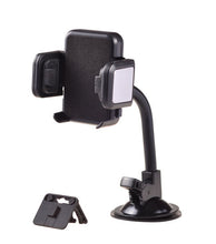 Заредете изображение във визуализатора на галерията – Car Holder VENNUS - CHROME - R 17 /air vent and windshield mount/
