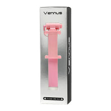 Заредете изображение във визуализатора на галерията – Vennus Selfie Stick - with trigger in the holder and cable - pink
