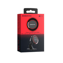 Заредете изображение във визуализатора на галерията – Borofone Car holder BH13 Journey Series magnetic, stick-on base black-red
