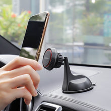 Заредете изображение във визуализатора на галерията – Borofone Car holder BH14 Journey Series magnetic with suction cup black-red
