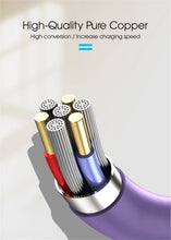 Заредете изображение във визуализатора на галерията – Cable Silicone - USB to Type C - QC 3.0 1 metre white
