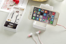 Заредете изображение във визуализатора на галерията – Earphones CASNI - CS-178 with microphone Pink
