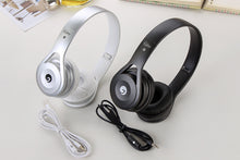 Заредете изображение във визуализатора на галерията – GJBY headphones - AUDIO EXTRA BASS GJ-22 with microphone White
