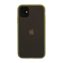 Заредете изображение във визуализатора на галерията – Vennus Color Button Bumper for Iphone 12 Pro Max Olive
