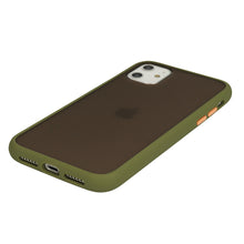 Заредете изображение във визуализатора на галерията – Vennus Color Button Bumper for Iphone 12 Pro Max Olive
