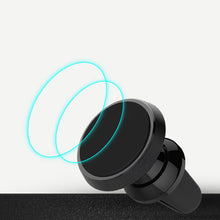 Заредете изображение във визуализатора на галерията – Car Holder - Aluminium with magnet, air vent mount black

